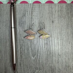 Polymer Clay Earth Color Dangle Earrings